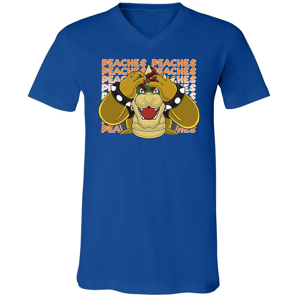 Unisex V-Neck T-Shirt - 192EKZG8 - True Royal - 4