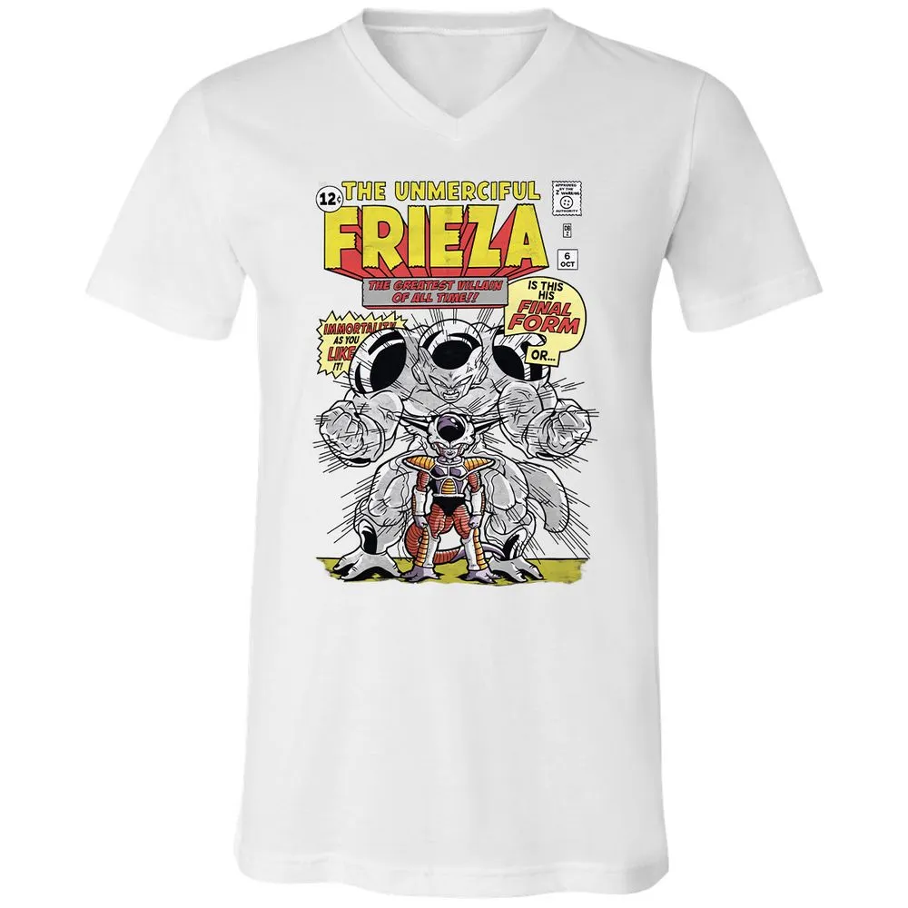 Unisex V-Neck T-Shirt - JEDVLBJT - White - 5