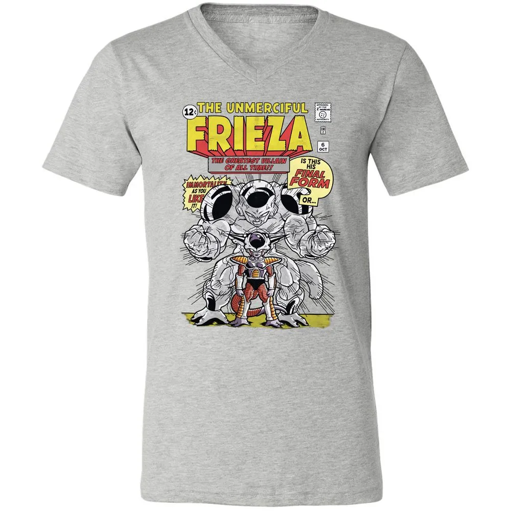 Unisex V-Neck T-Shirt - JEDVLBJT - Athletic Heather - 7