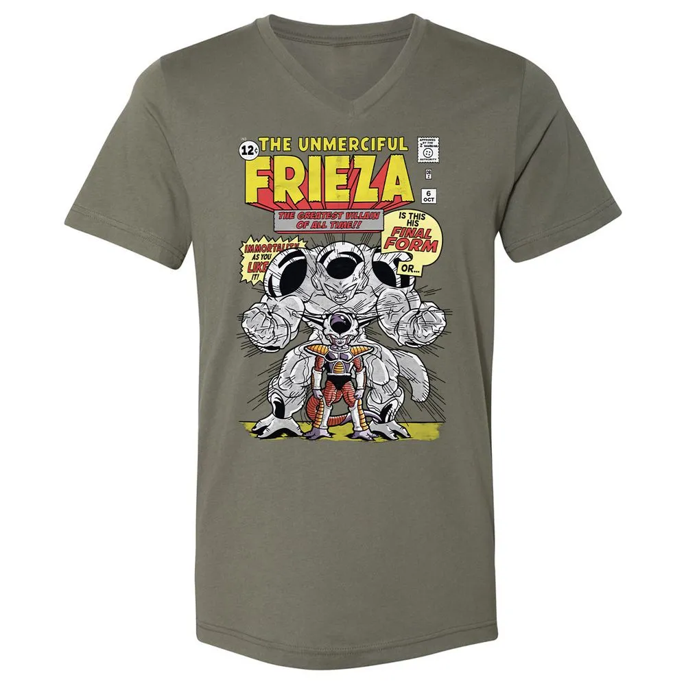 Unisex V-Neck T-Shirt - JEDVLBJT - Military Green - 10
