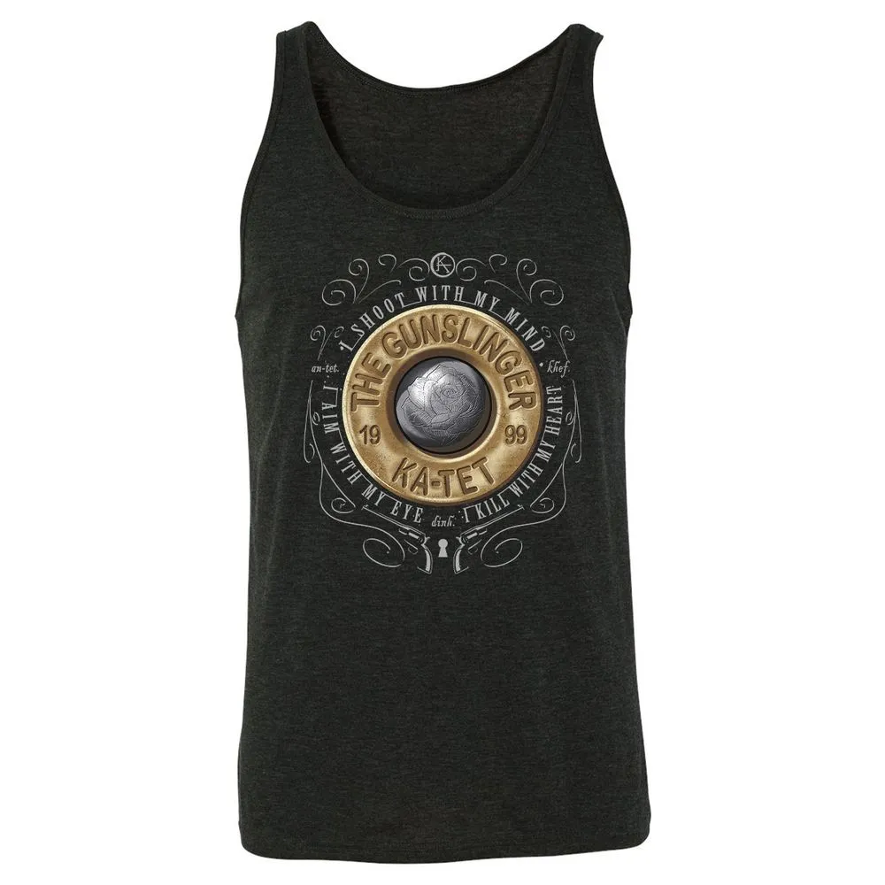 Unisex Jersey Tank - 1ST4ZXBJ - Charcoal Black Triblend - 5