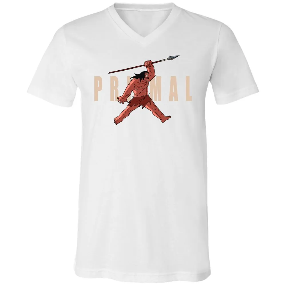 Unisex V-Neck T-Shirt - Y6CVAUKT - White - 5