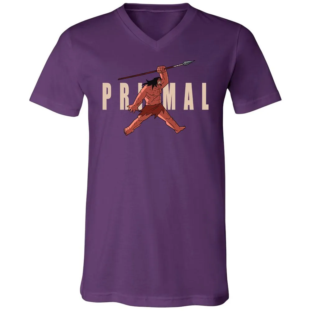 Unisex V-Neck T-Shirt - Y6CVAUKT - Team Purple - 9