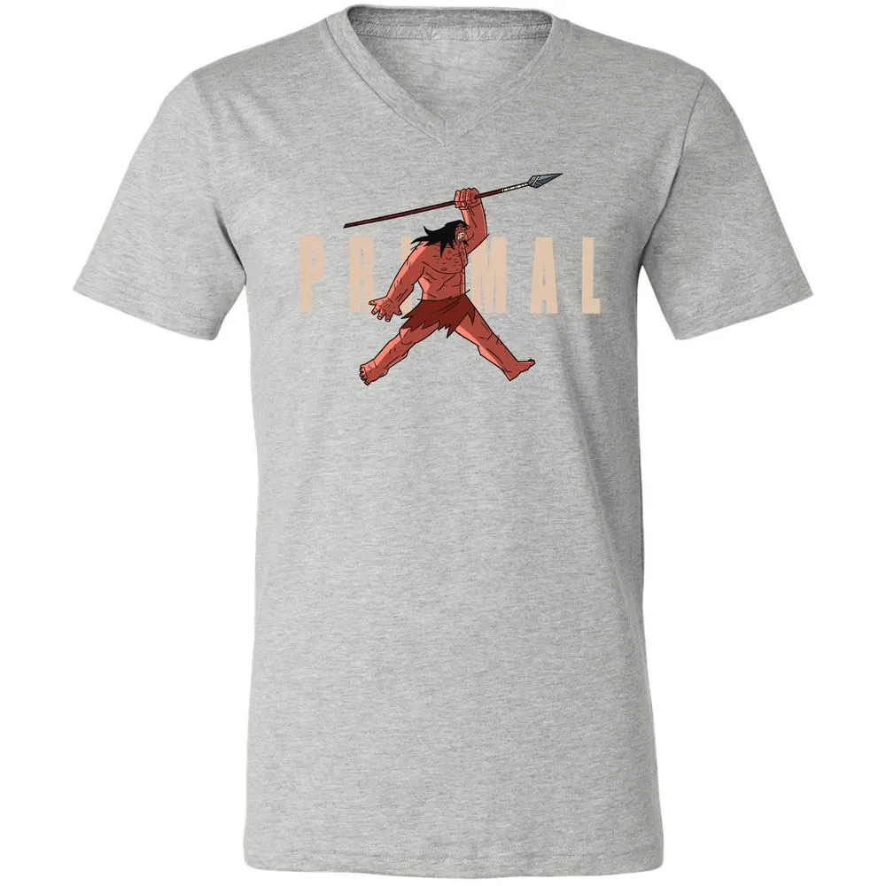 Unisex V-Neck T-Shirt - Y6CVAUKT - Athletic Heather - 7