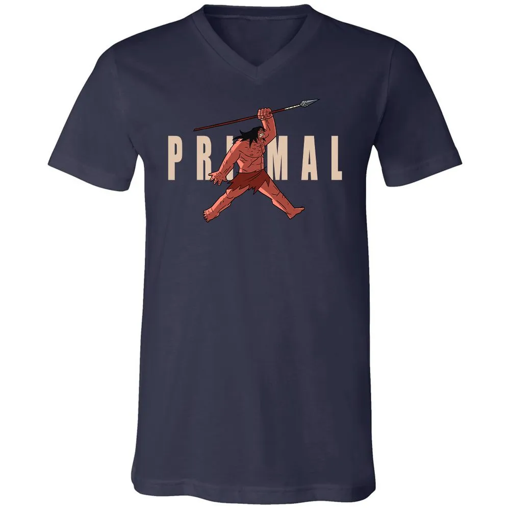 Unisex V-Neck T-Shirt - Y6CVAUKT - Navy - 2