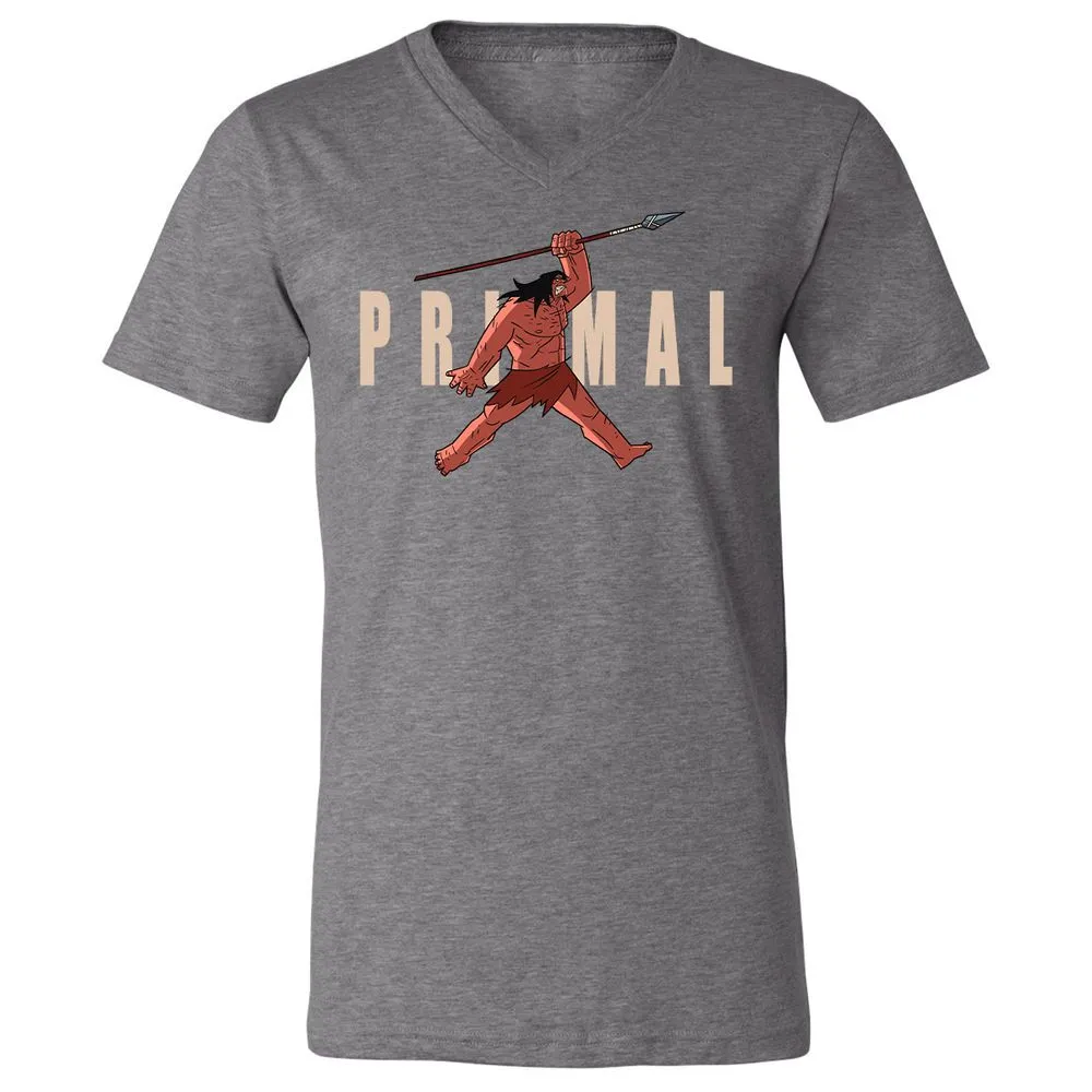 Unisex V-Neck T-Shirt - Y6CVAUKT - Deep Heather - 13