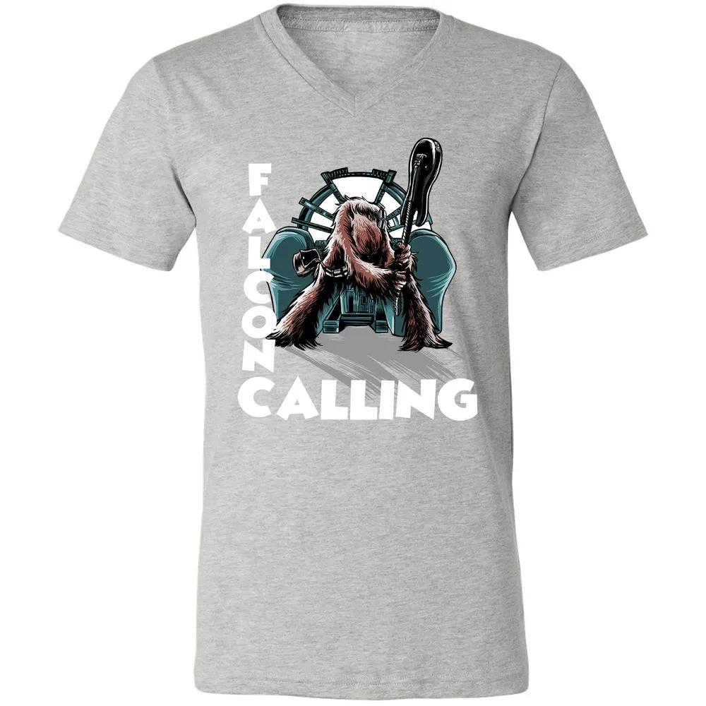 Unisex V-Neck T-Shirt - DHP3KXJJ - Athletic Heather - 7