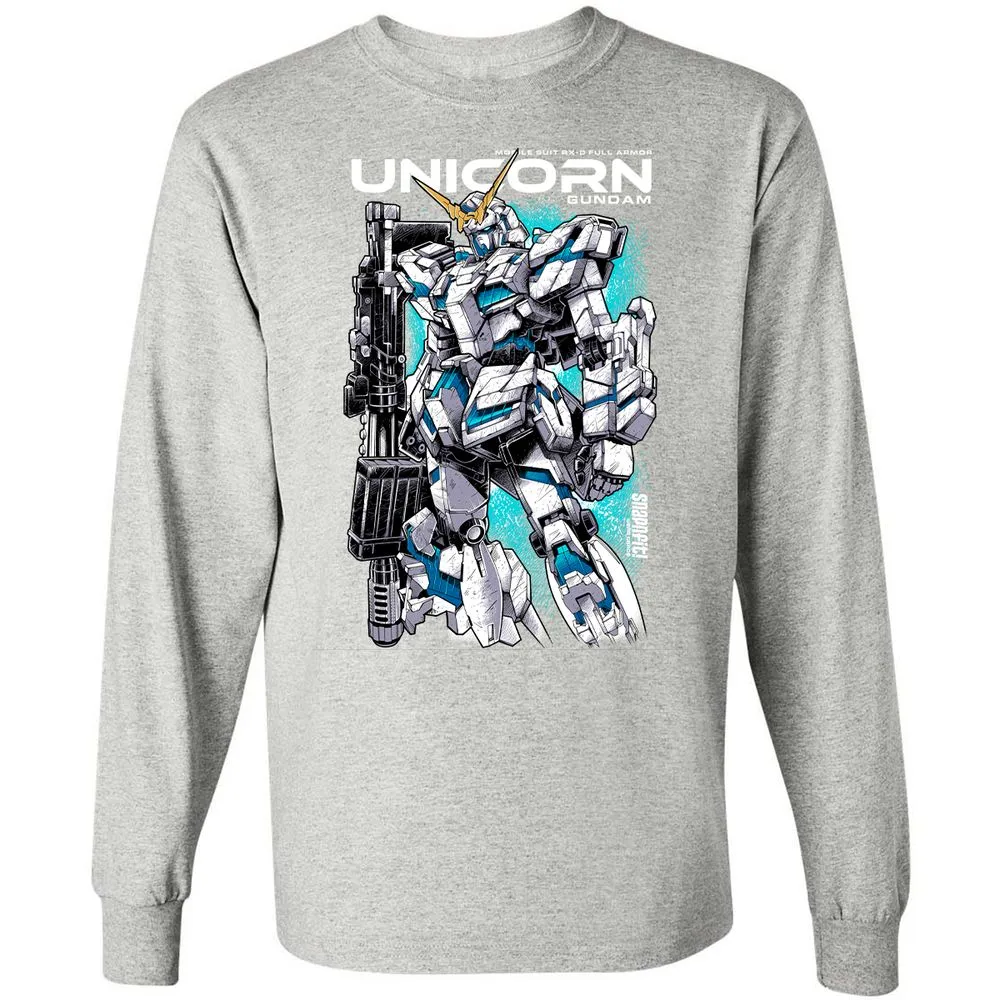 Long Sleeve T-Shirt - 6SL1FV9E - Ash - 7