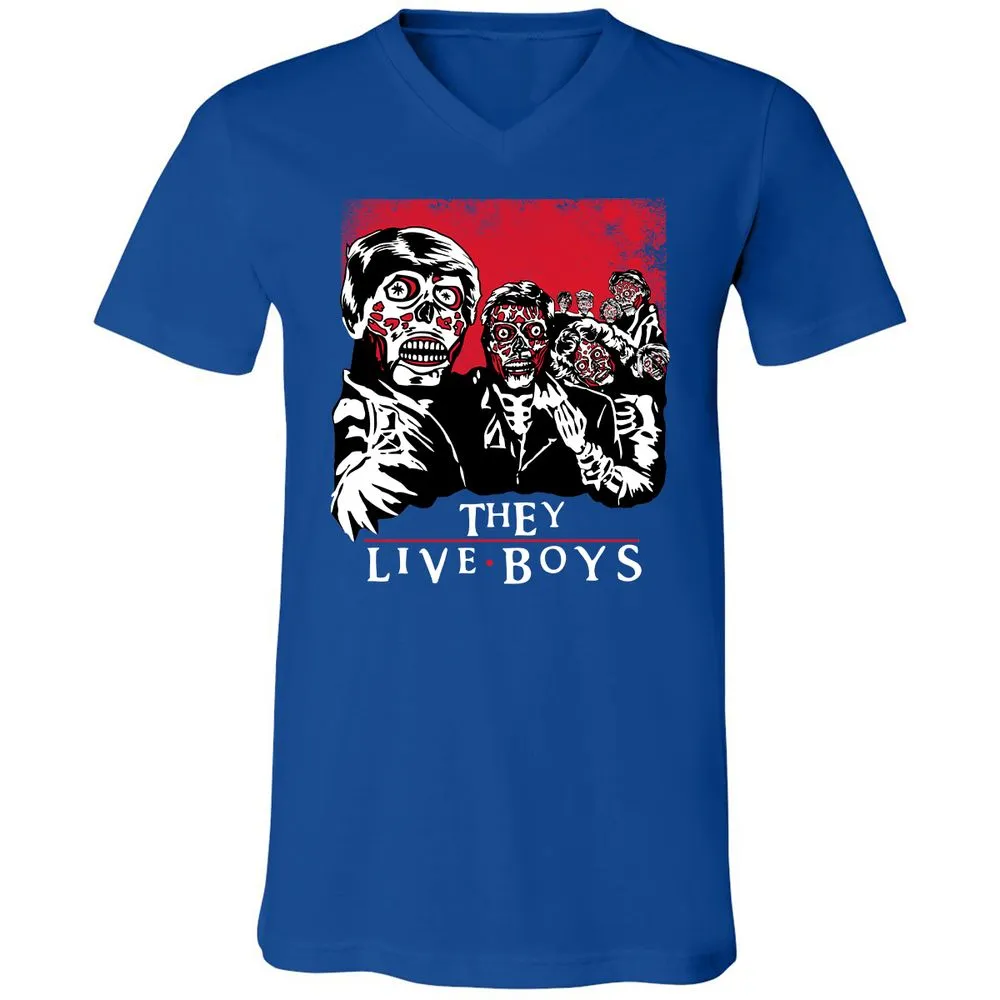 Unisex V-Neck T-Shirt - EJ24ZXPA - True Royal - 4