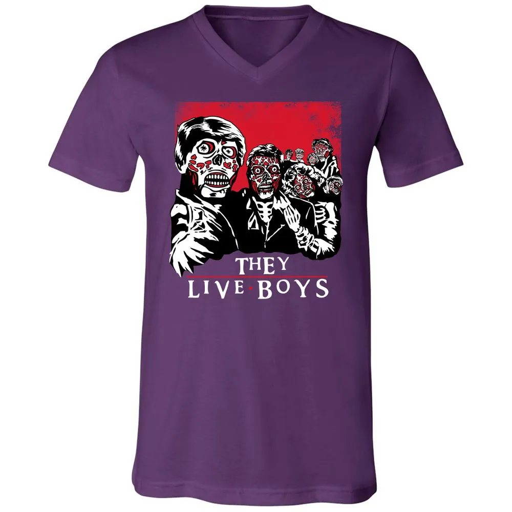 Unisex V-Neck T-Shirt - EJ24ZXPA - Team Purple - 9