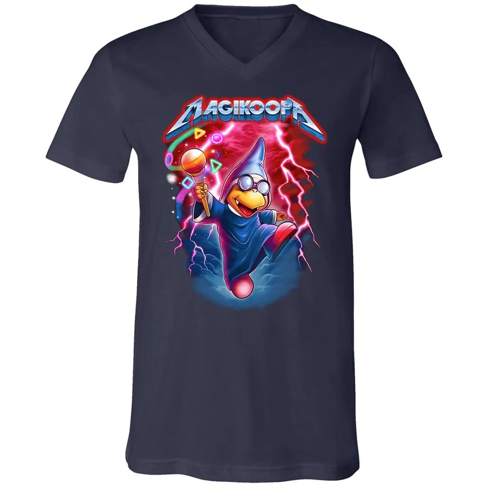 Unisex V-Neck T-Shirt - 86YKXULU - Navy - 2