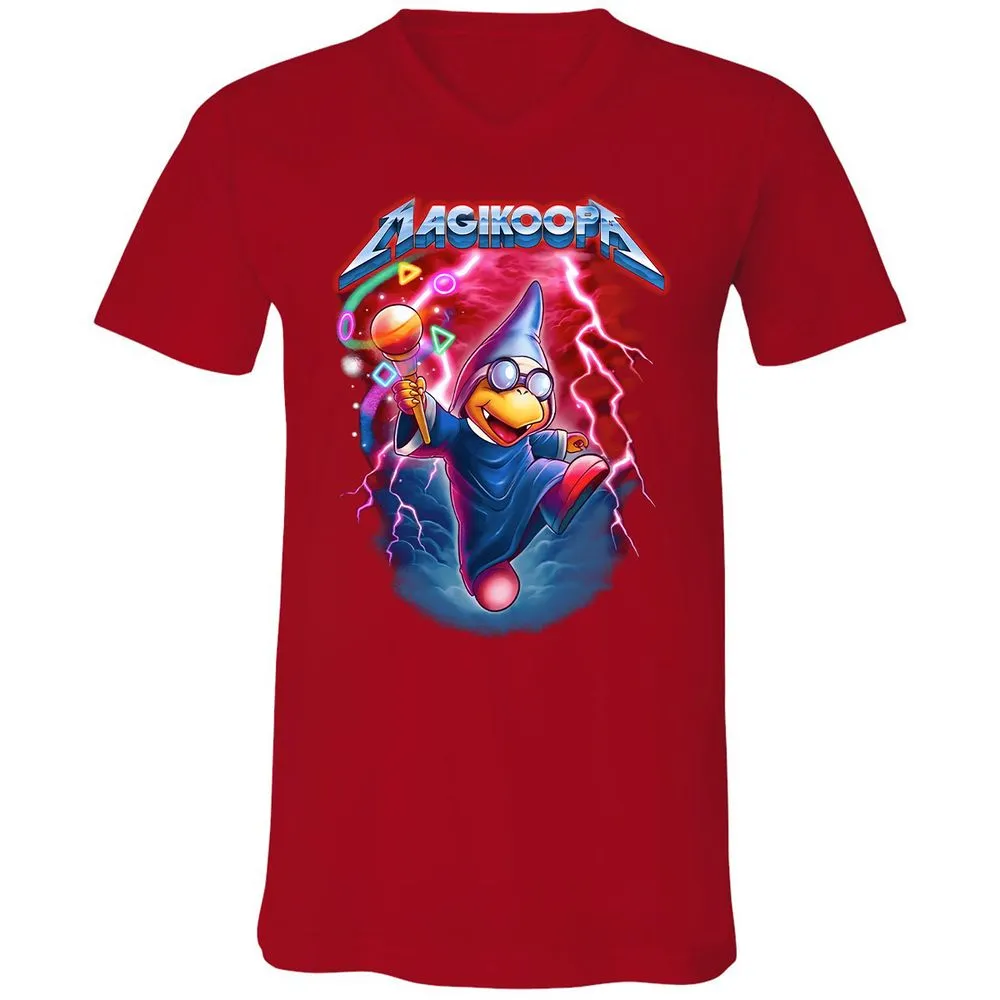 Unisex V-Neck T-Shirt - 86YKXULU - Red - 3