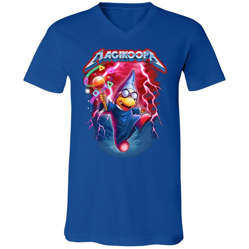 Unisex V-Neck T-Shirt - 86YKXULU - True Royal - 4