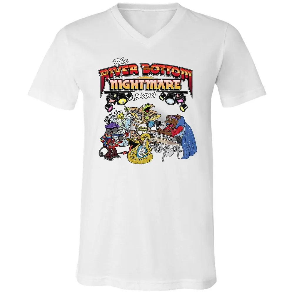 Unisex V-Neck T-Shirt - 6X6WVM84 - White - 5