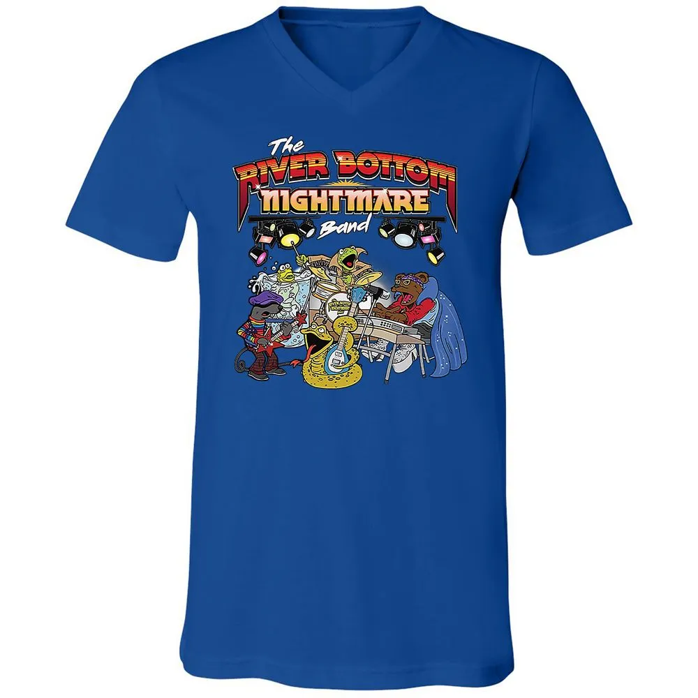 Unisex V-Neck T-Shirt - 6X6WVM84 - True Royal - 4