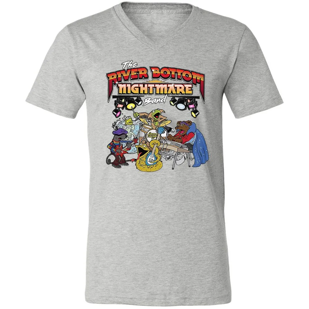 Unisex V-Neck T-Shirt - 6X6WVM84 - Athletic Heather - 7