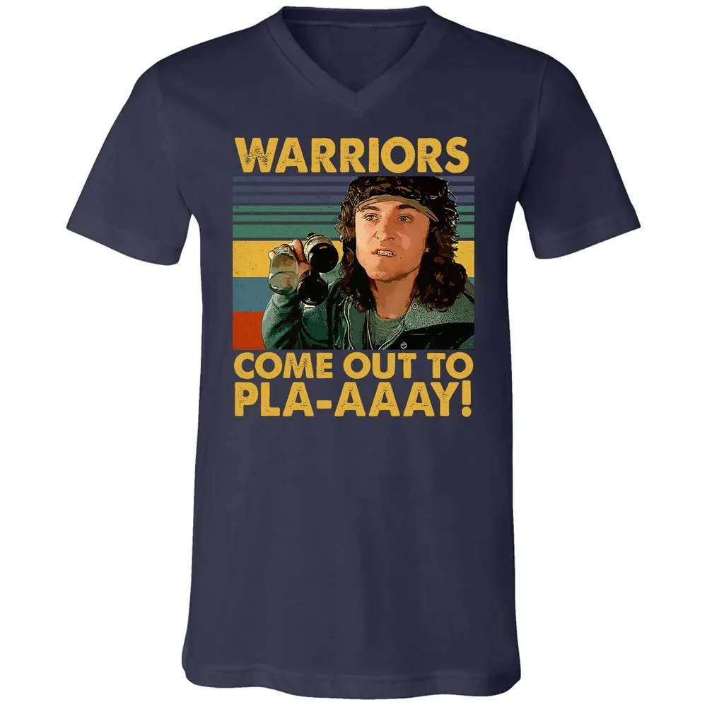 Unisex V-Neck T-Shirt - H14185QN - Navy - 2