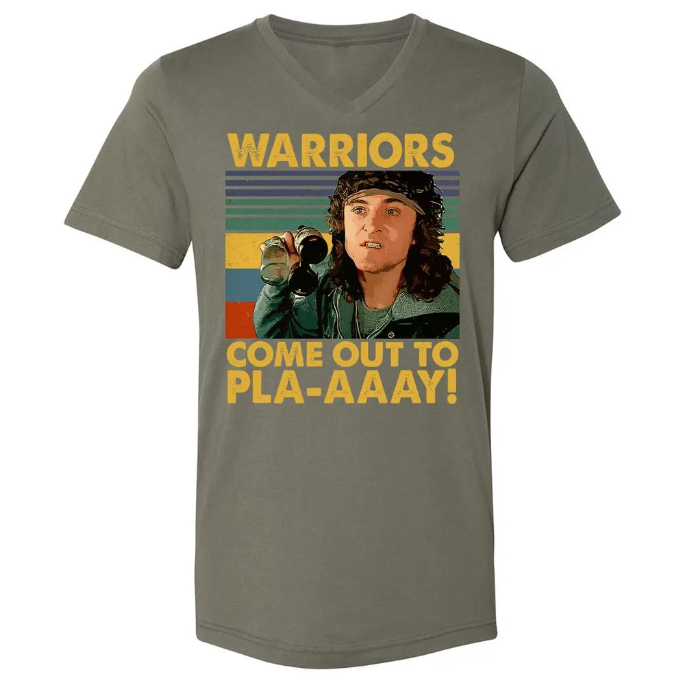 Unisex V-Neck T-Shirt - H14185QN - Military Green - 10