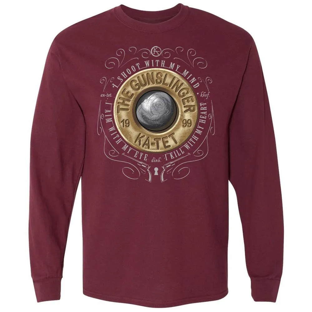 Long Sleeve T-Shirt - C2SDR6BC - Maroon - 11
