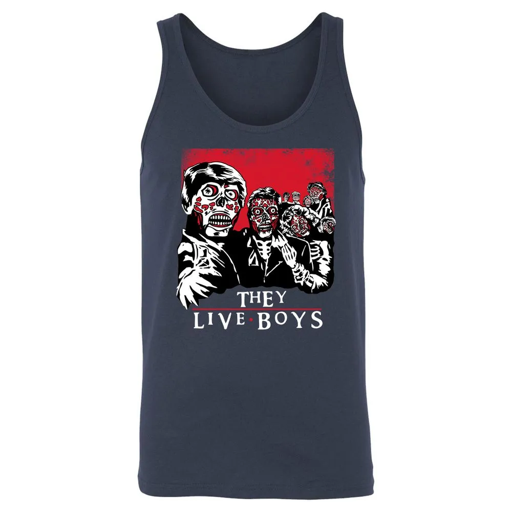 Unisex Jersey Tank - 91VBMBW1 - Navy - 2