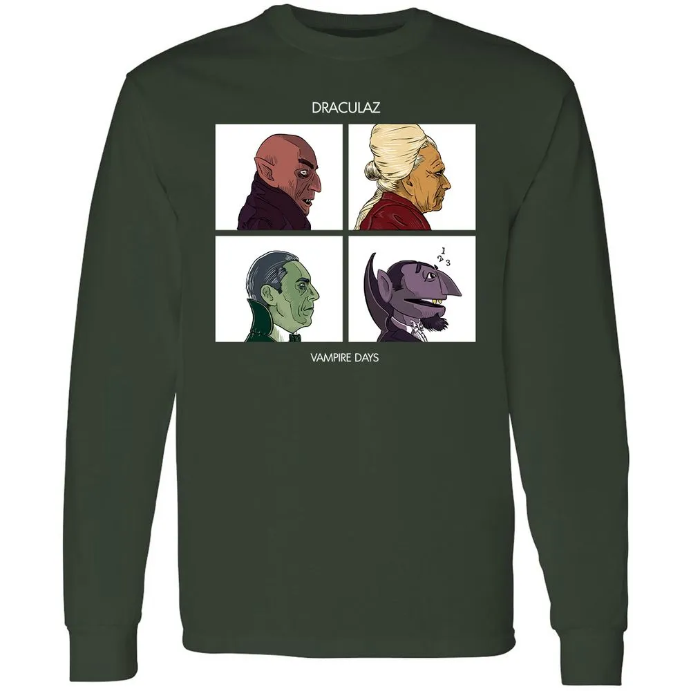 Long Sleeve T-Shirt - 2FFYNKXB - Forest Green - 4