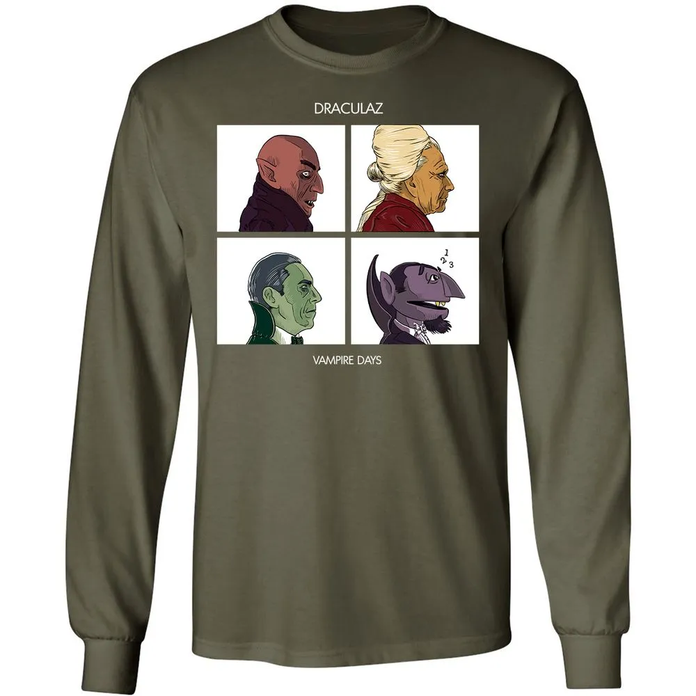 Long Sleeve T-Shirt - 2FFYNKXB - Military Green - 16