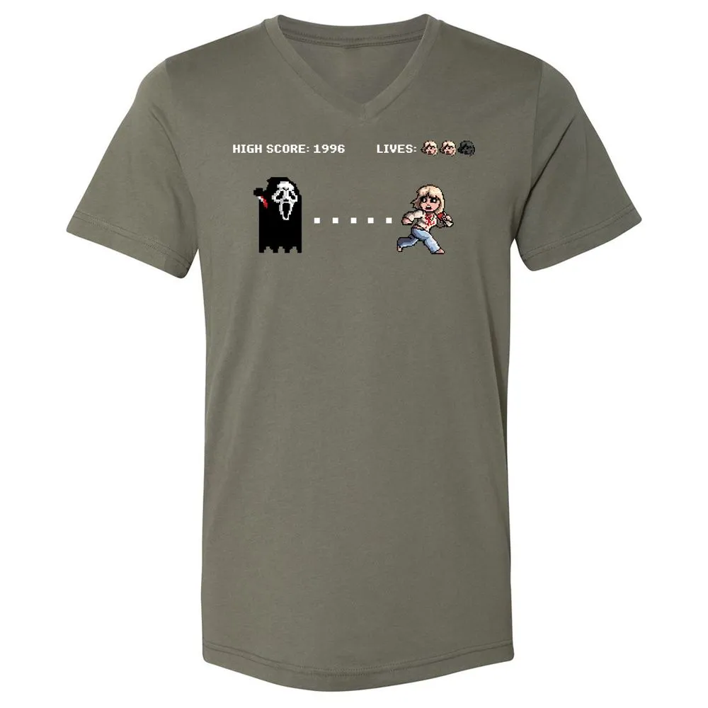 Unisex V-Neck T-Shirt - 24FBLSN4 - Military Green - 10