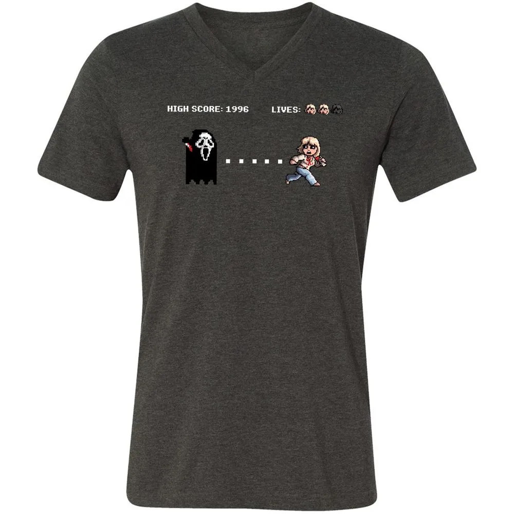 Unisex V-Neck T-Shirt - 24FBLSN4 - Dark Grey Heather - 8