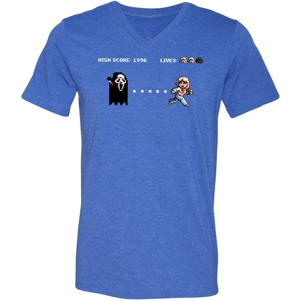 Unisex V-Neck T-Shirt - 24FBLSN4 - Heather True Royal - 14