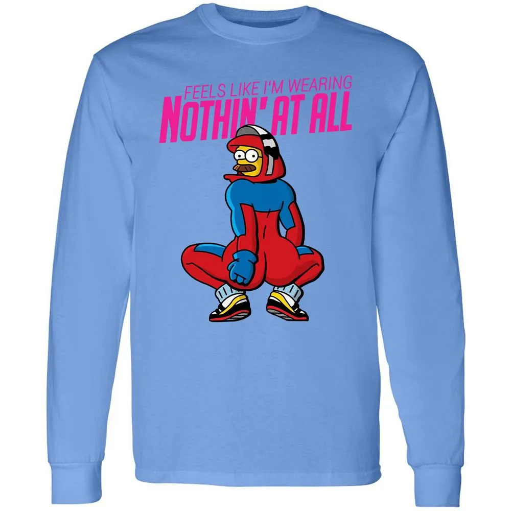 Long Sleeve T-Shirt - 4CGZLQFE - Carolina Blue - 12