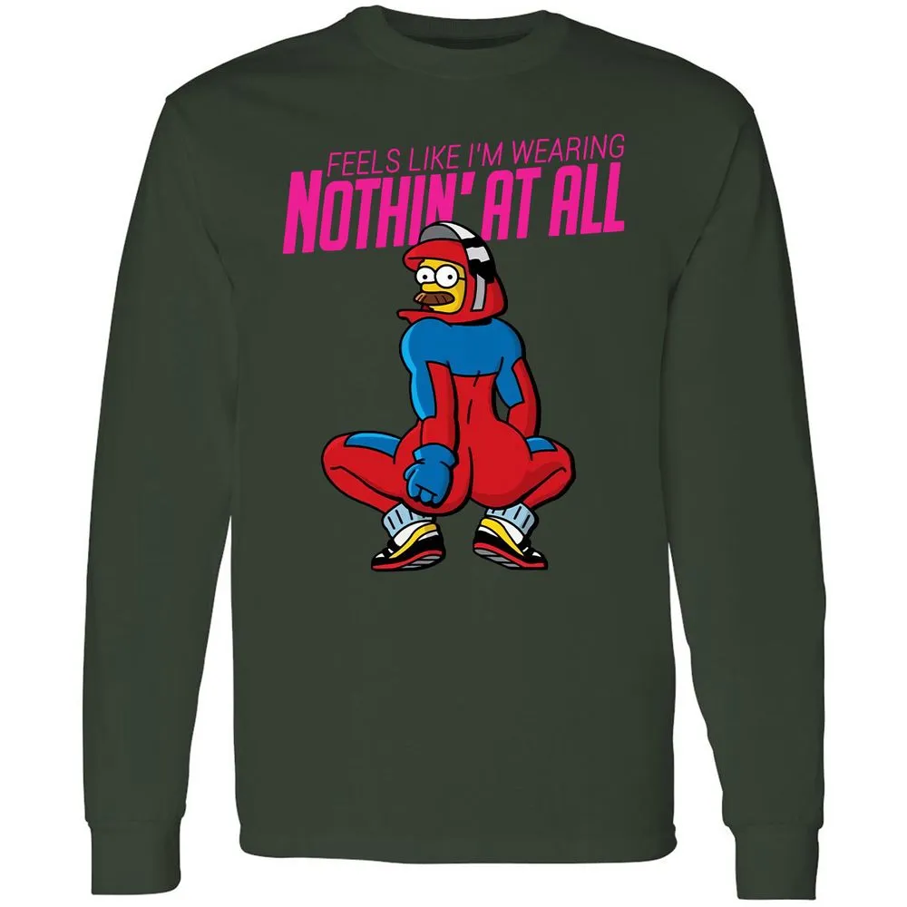 Long Sleeve T-Shirt - 4CGZLQFE - Forest Green - 4