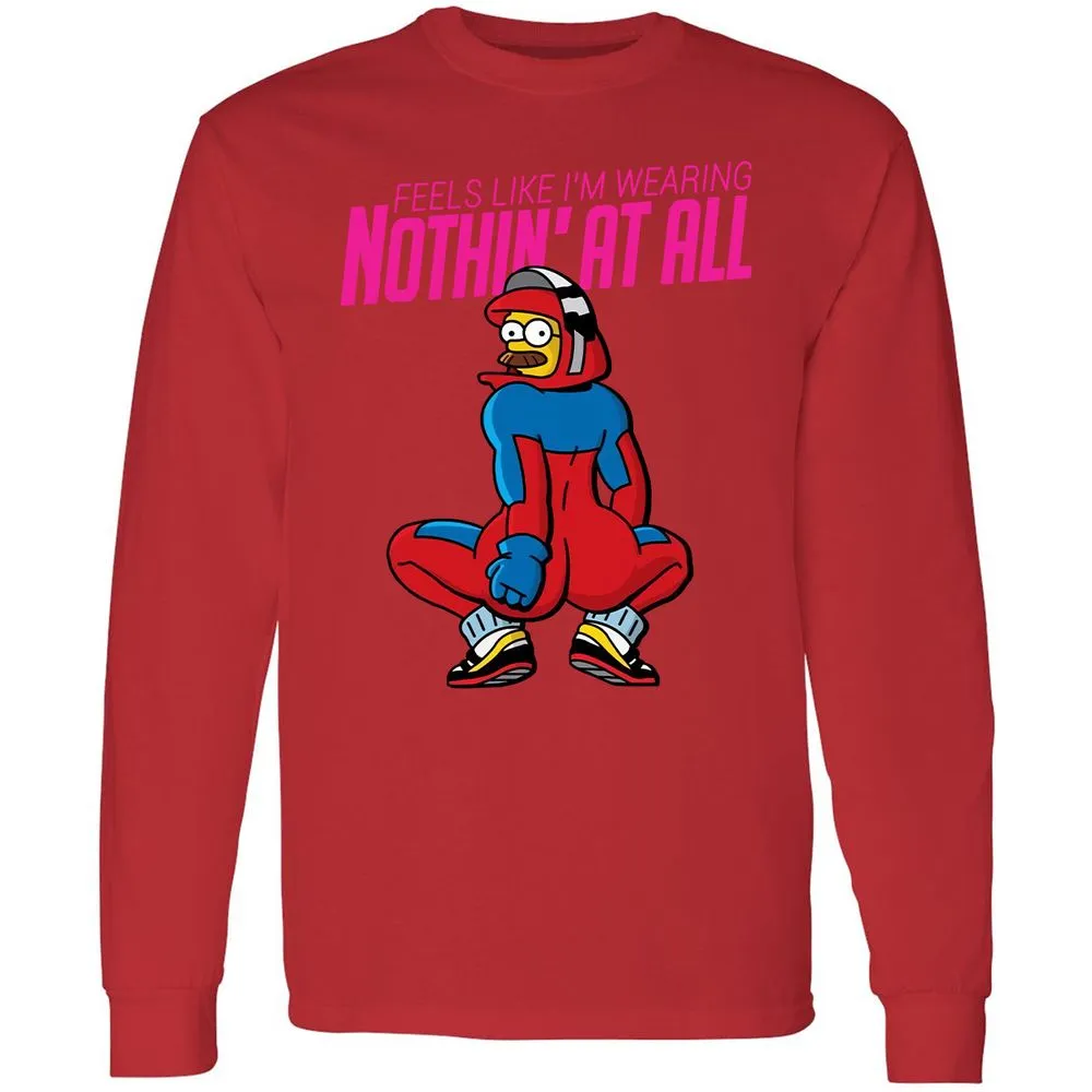Long Sleeve T-Shirt - 4CGZLQFE - Red - 14
