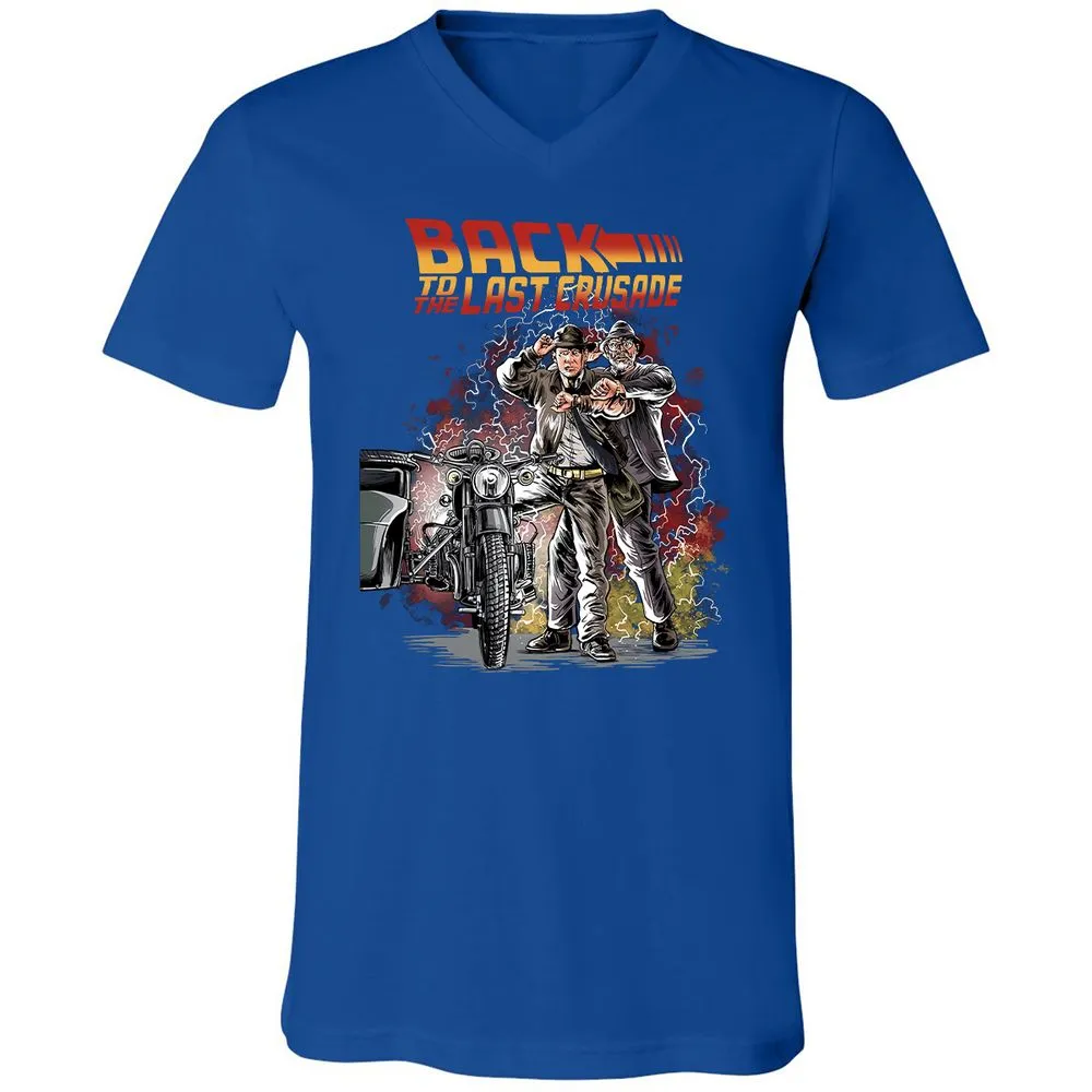 Unisex V-Neck T-Shirt - 7P1R84R6 - True Royal - 4