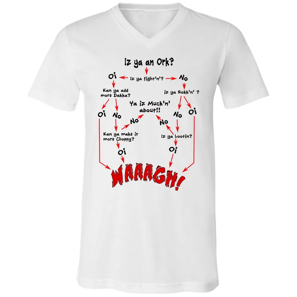 Unisex V-Neck T-Shirt - VUT9GJ9C - White - 5