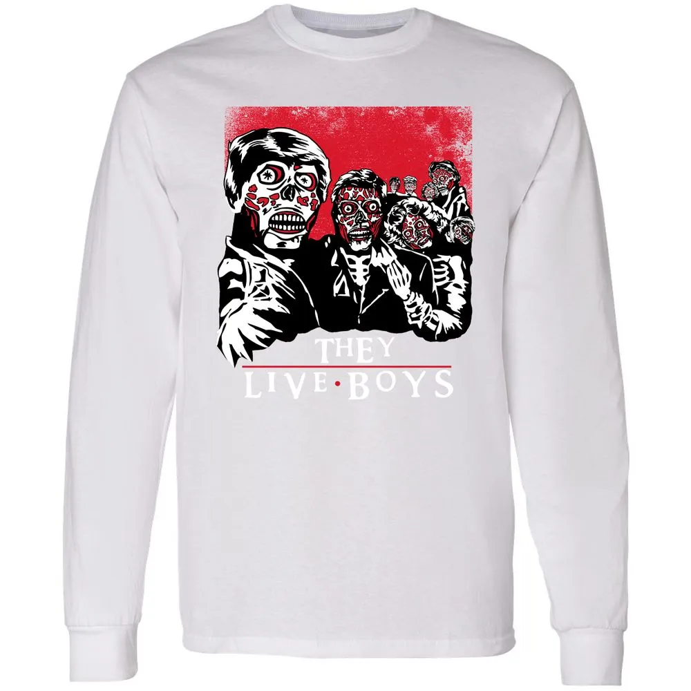 Long Sleeve T-Shirt - B63RZX96 - White - 5