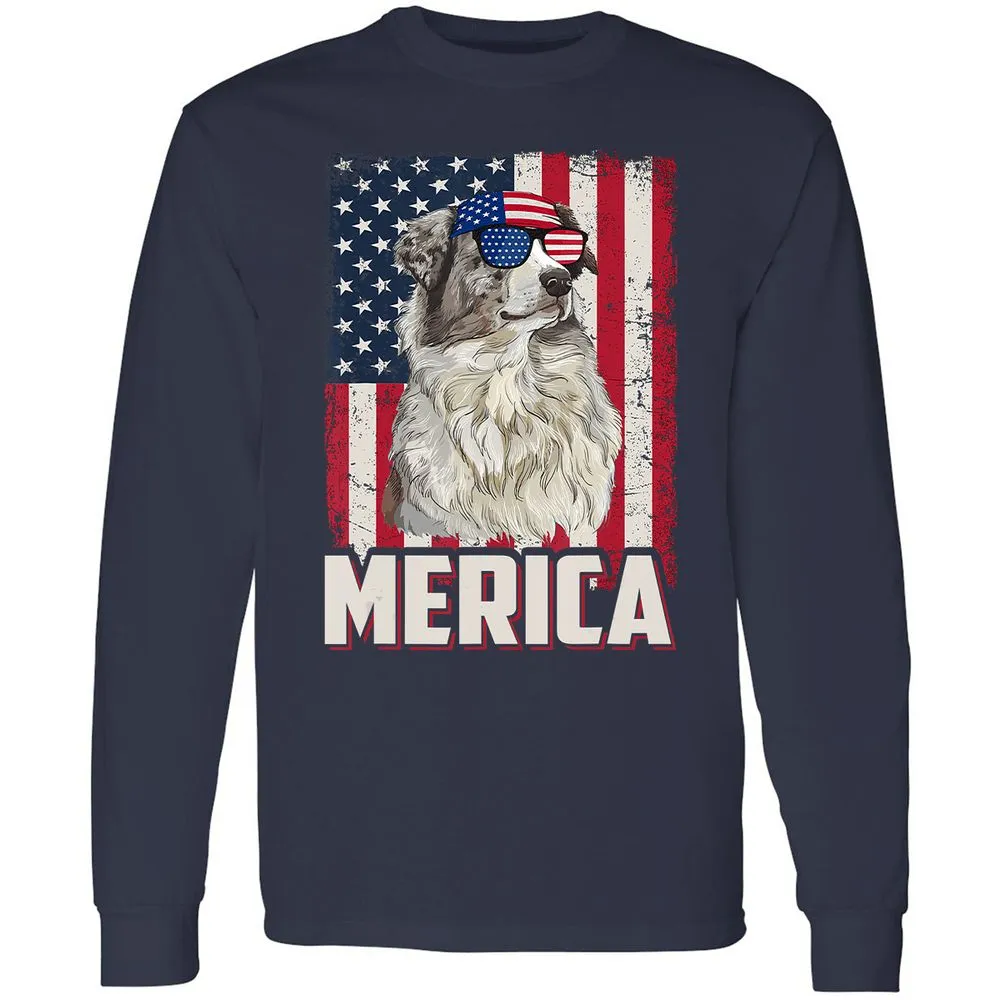 Long Sleeve T-Shirt - 24QAPXBF - Navy - 2