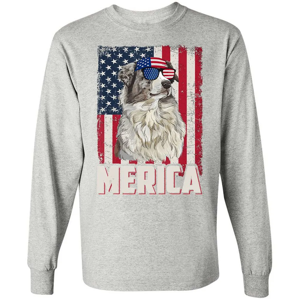 Long Sleeve T-Shirt - 24QAPXBF - Ash - 7