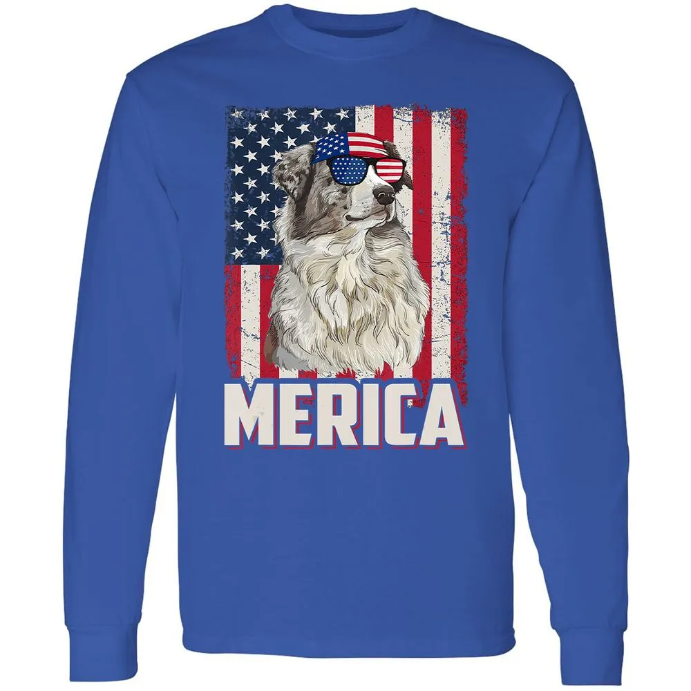 Long Sleeve T-Shirt - 24QAPXBF - Royal - 8