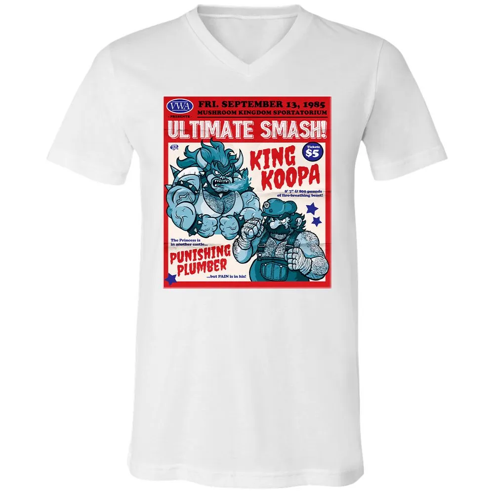 Unisex V-Neck T-Shirt - F5QCC2Q6 - White - 5