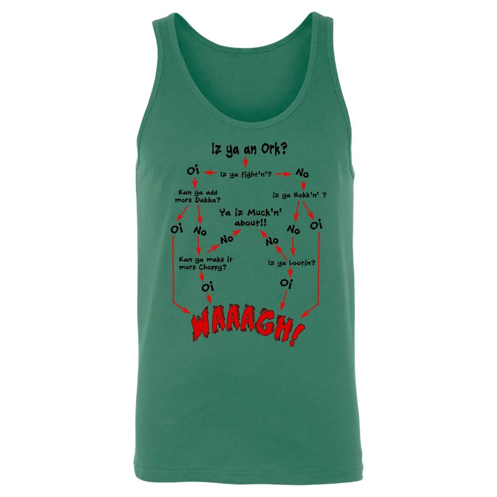 Unisex Jersey Tank - UYUQK5J4 - Kelly - 9