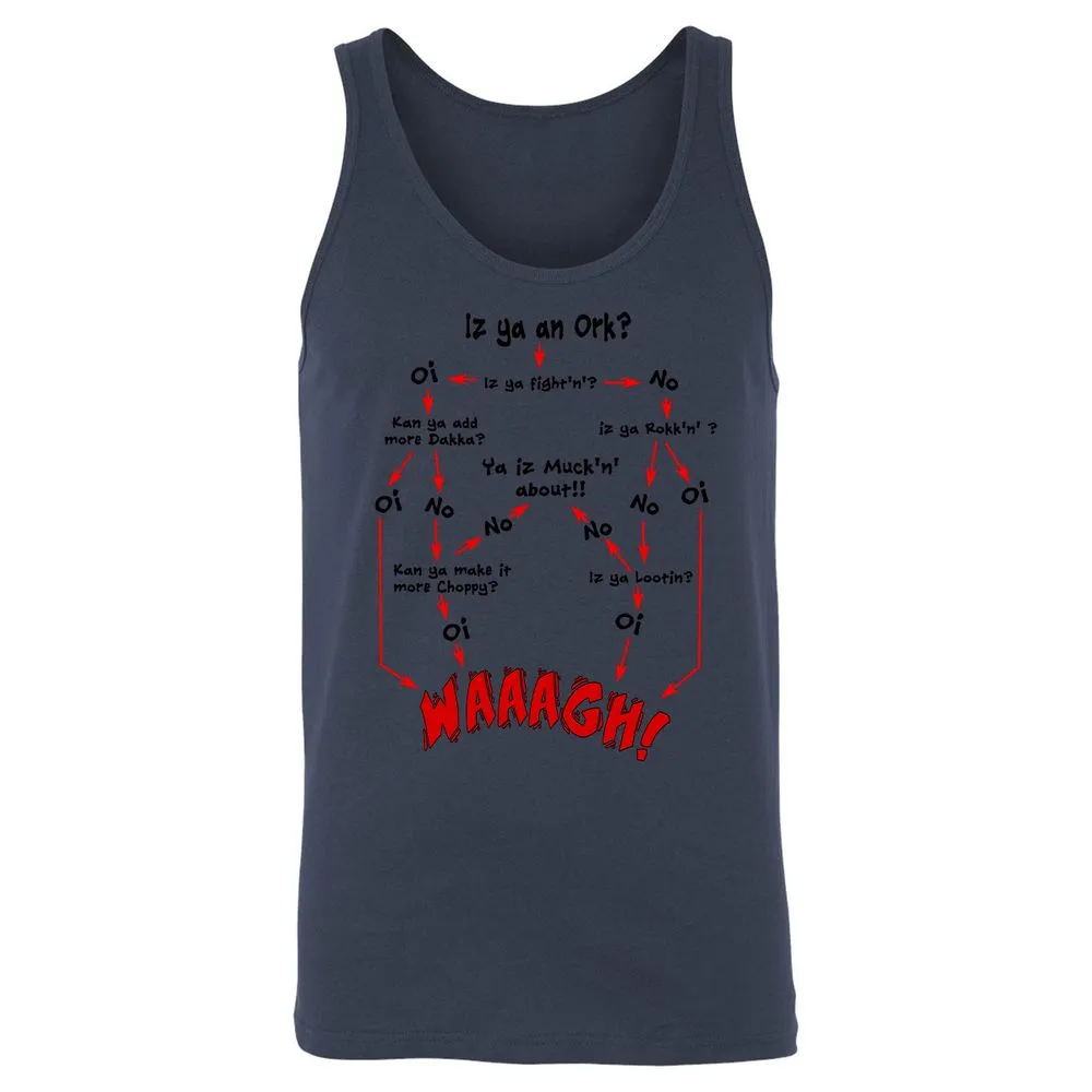 Unisex Jersey Tank - UYUQK5J4 - Navy - 2