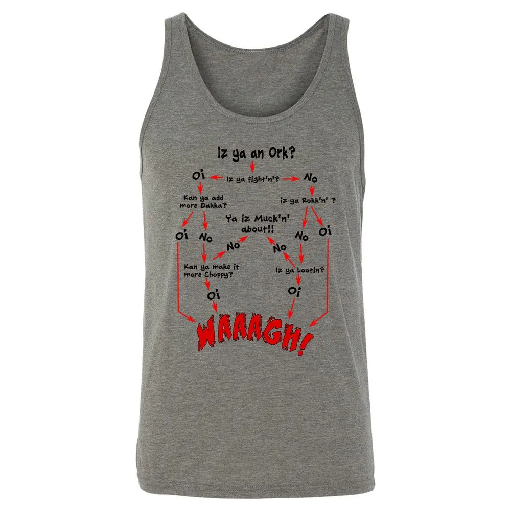 Unisex Jersey Tank - UYUQK5J4 - Grey Triblend - 8