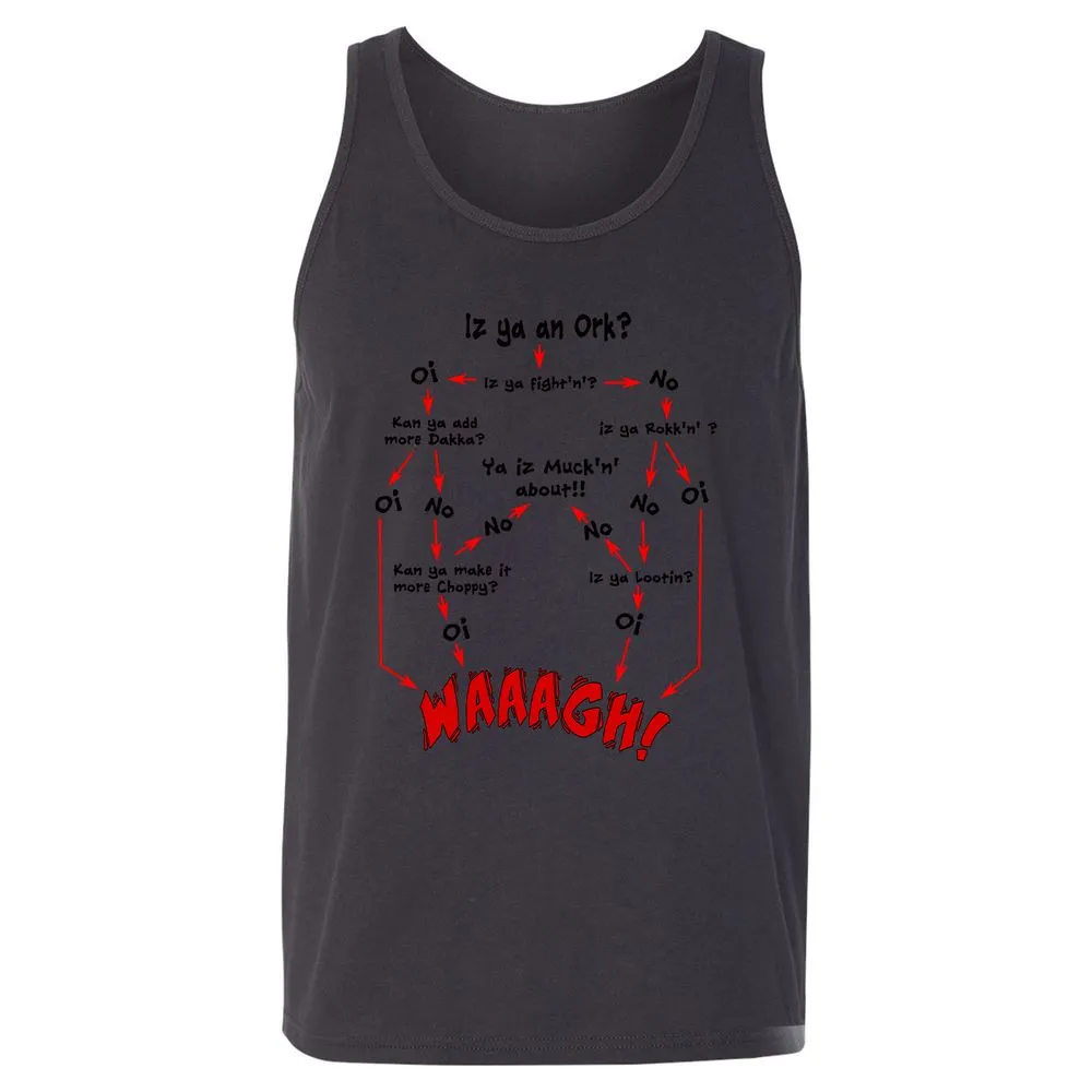 Unisex Jersey Tank - UYUQK5J4 - Dark Grey - 7