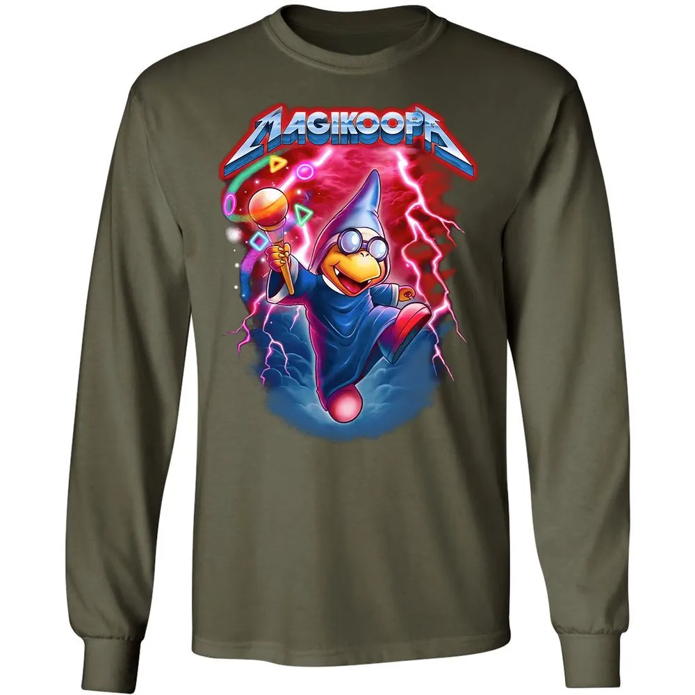 Long Sleeve T-Shirt - 3DVKE71C - Military Green - 16
