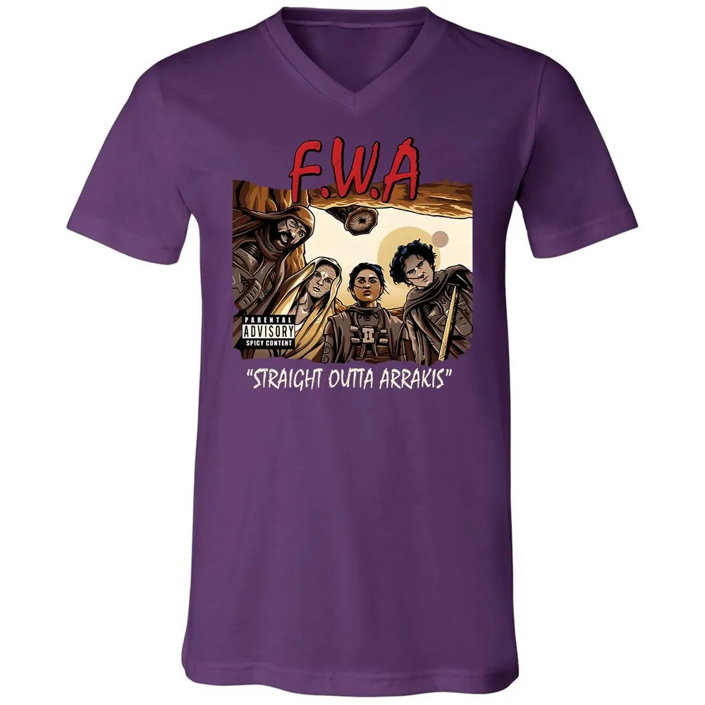 Unisex V-Neck T-Shirt - 86F531MD - Team Purple - 9