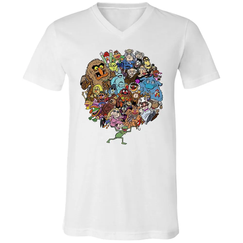 Unisex V-Neck T-Shirt - U7UZCHYK - White - 5