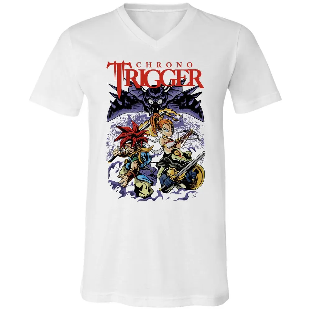Unisex V-Neck T-Shirt - 33VALD8P - White - 5