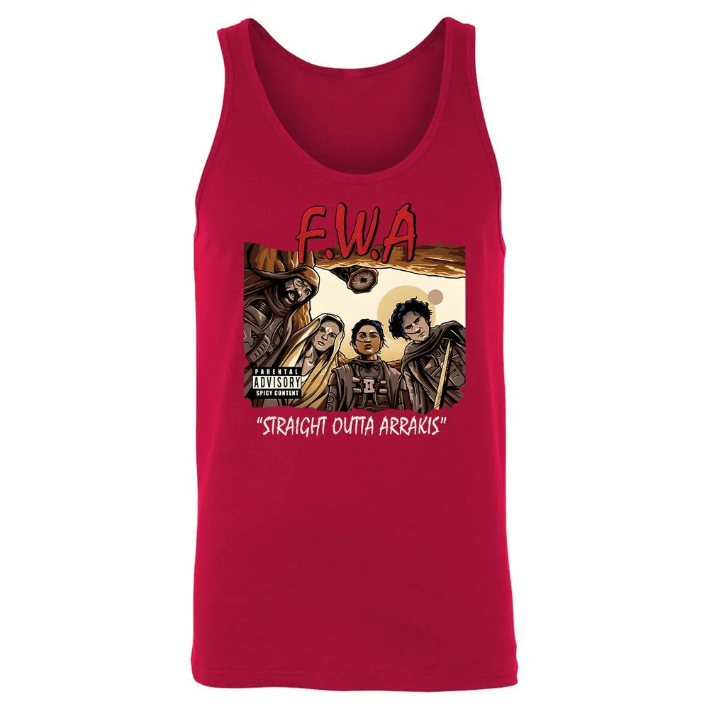 Unisex Jersey Tank - ZTXZQF6U - Red - 11