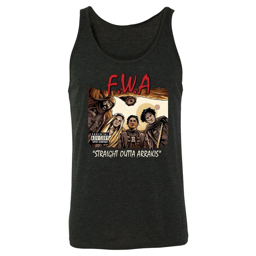 Unisex Jersey Tank - ZTXZQF6U - Charcoal Black Triblend - 5