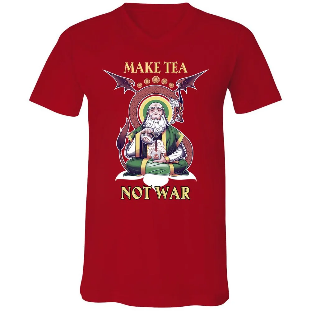 Unisex V-Neck T-Shirt - 859WX3VJ - Red - 3